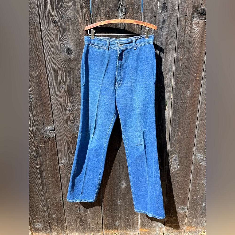 Vintage 1970’s/80’s Simone Pererie Denim Jeans with Rainbow pockets
